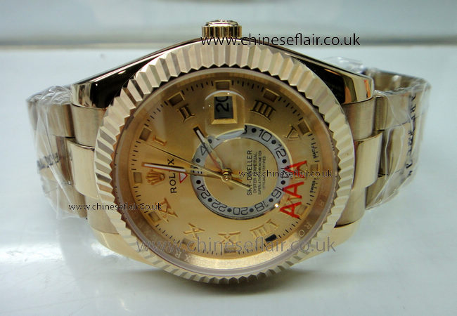 Rolex Sky Dweller Replica For Sale Yellow Gold 42mm Watch Rolex Sky Dweller Replica For Sale Yellow Gold 42mm Watch